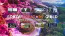 Discovery splash banner for Forza Creators Guild Discord server