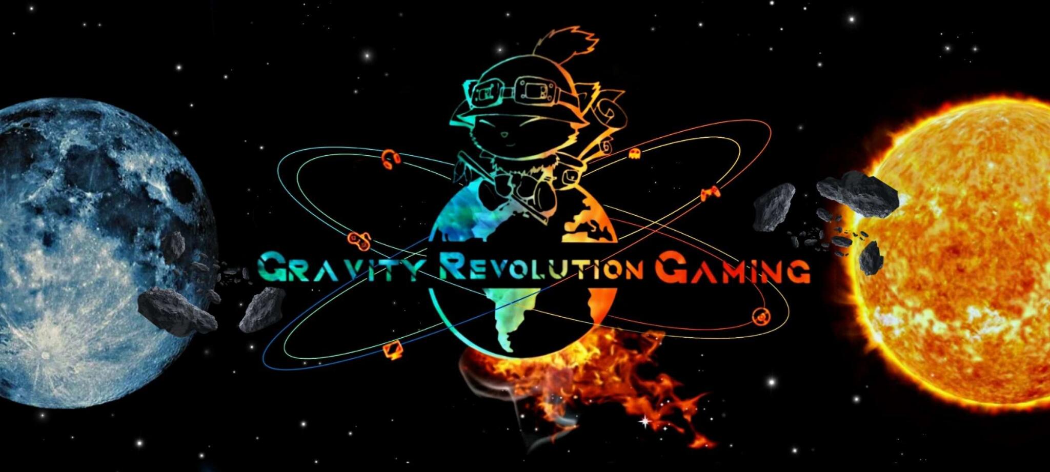 Discovery splash banner for Gravity Révolution Gaming Discord server