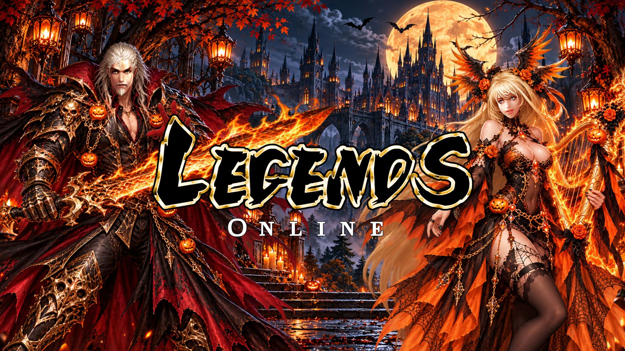 Discovery splash banner for Legends Online Discord server