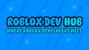 Discovery splash banner for Roblox Dev Hub Discord server