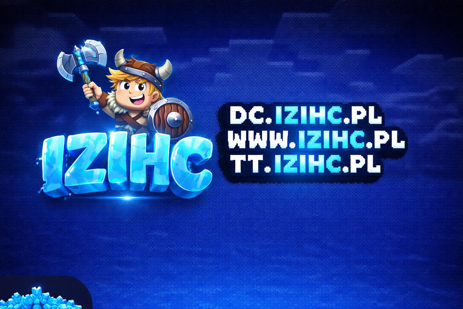 Discovery splash banner for IZIHC.PL × SEZON III Discord server