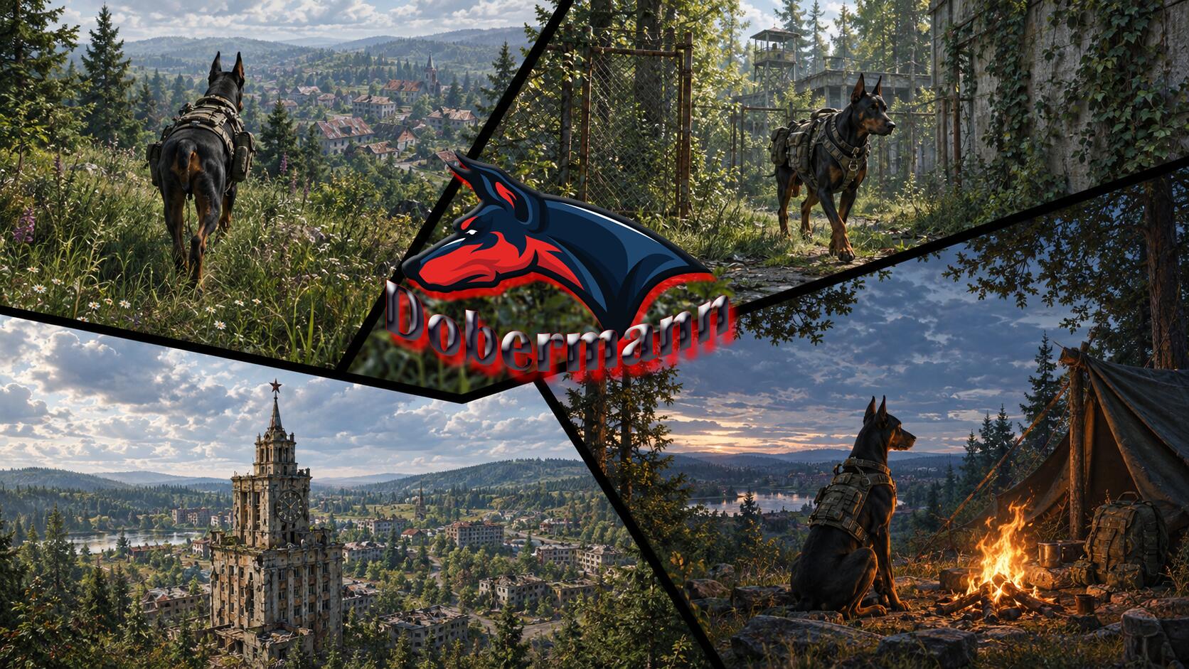 Discovery splash banner for Dobermann DayZ Discord server
