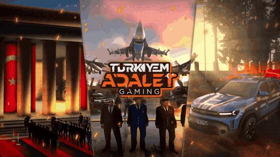 Discovery splash banner for Türkiyem Adalet Gaming™ Discord server
