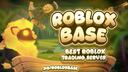 Discovery splash banner for Roblox Base | Adopt Me, MM2, PS99, Bladeball, Murdermystery2 Trading, Crosstrade Discord server
