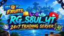 Discovery splash banner for RG_S8UL_YT | BLOX FRUITS COMMUNITY SERVER ⚔ Discord server