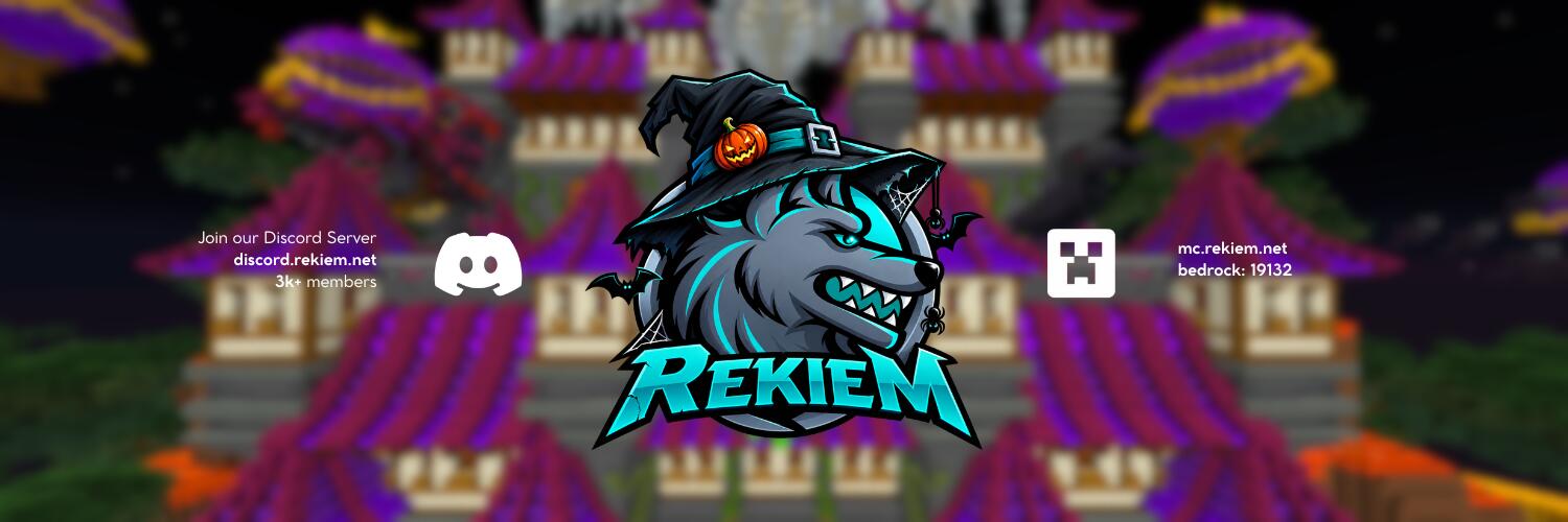 Discovery splash banner for 🎃 Rekiem Network Discord server