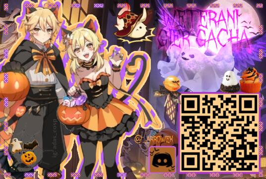 Discovery splash banner for Weterani gier gacha Discord server