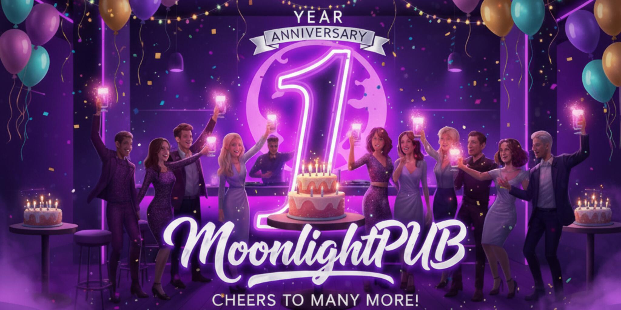 Discovery splash banner for MoonLight Pub Discord server