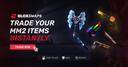 Discovery splash banner for BloxSwaps Discord server