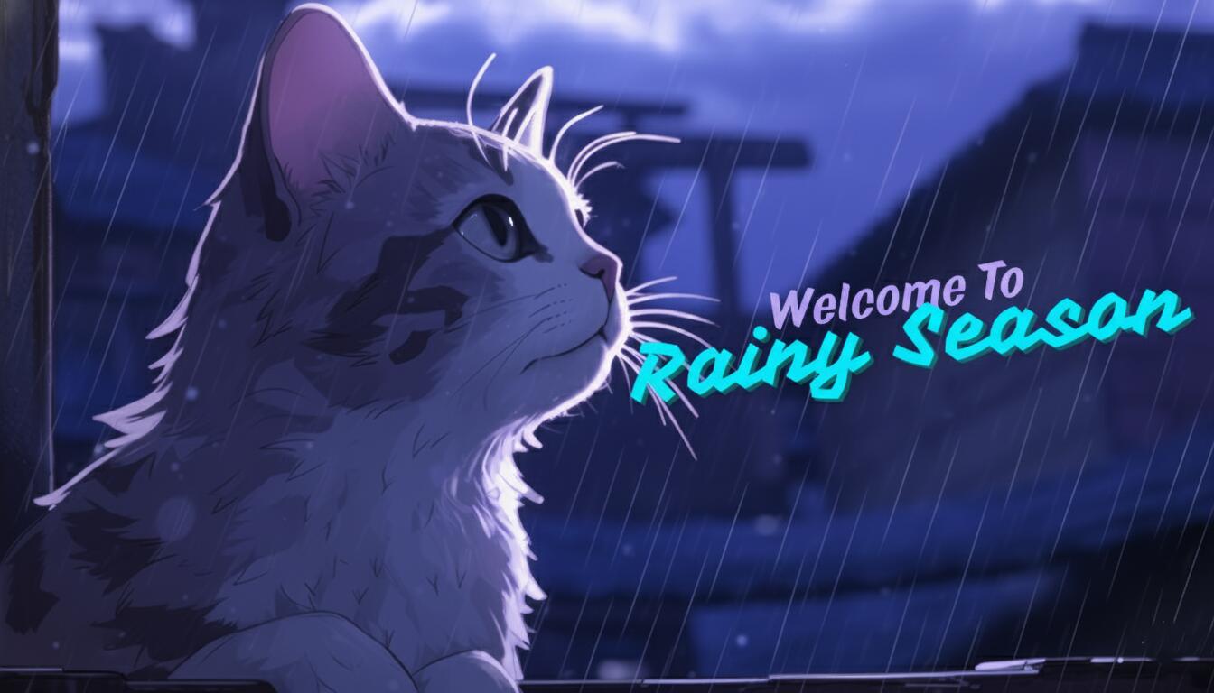 Discovery splash banner for Rainy Season • 27K+ Guild Tags Discord server