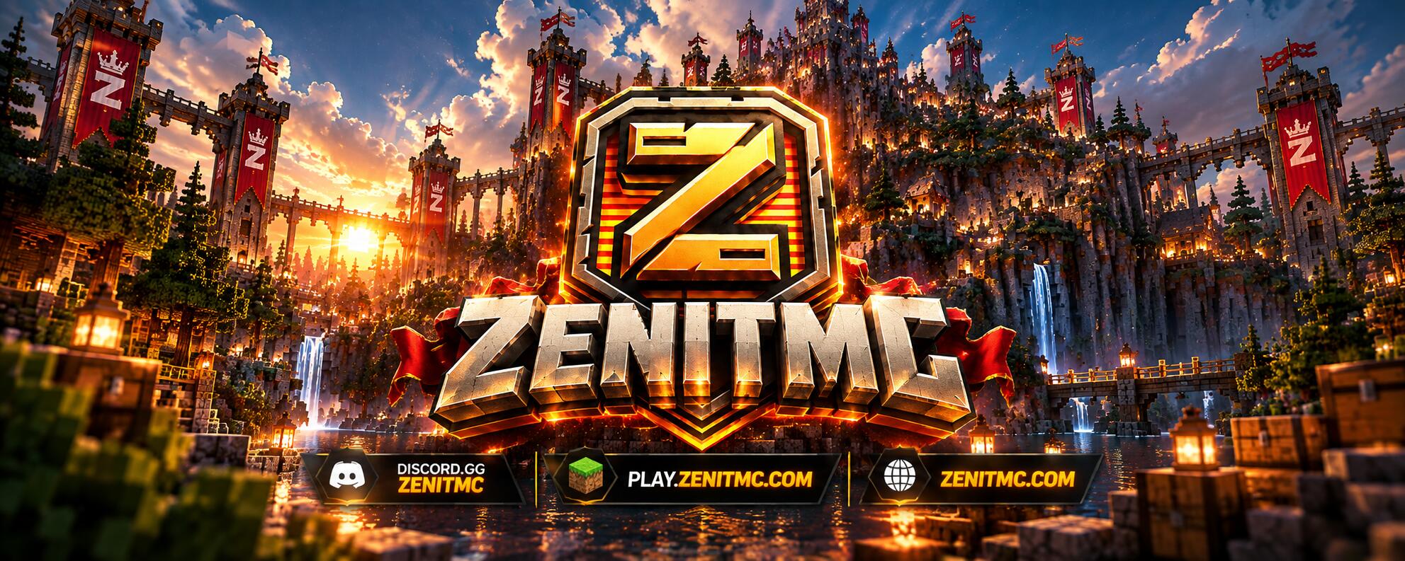 Discovery splash banner for ZenitMC | 24.10 GENPVP ! Discord server