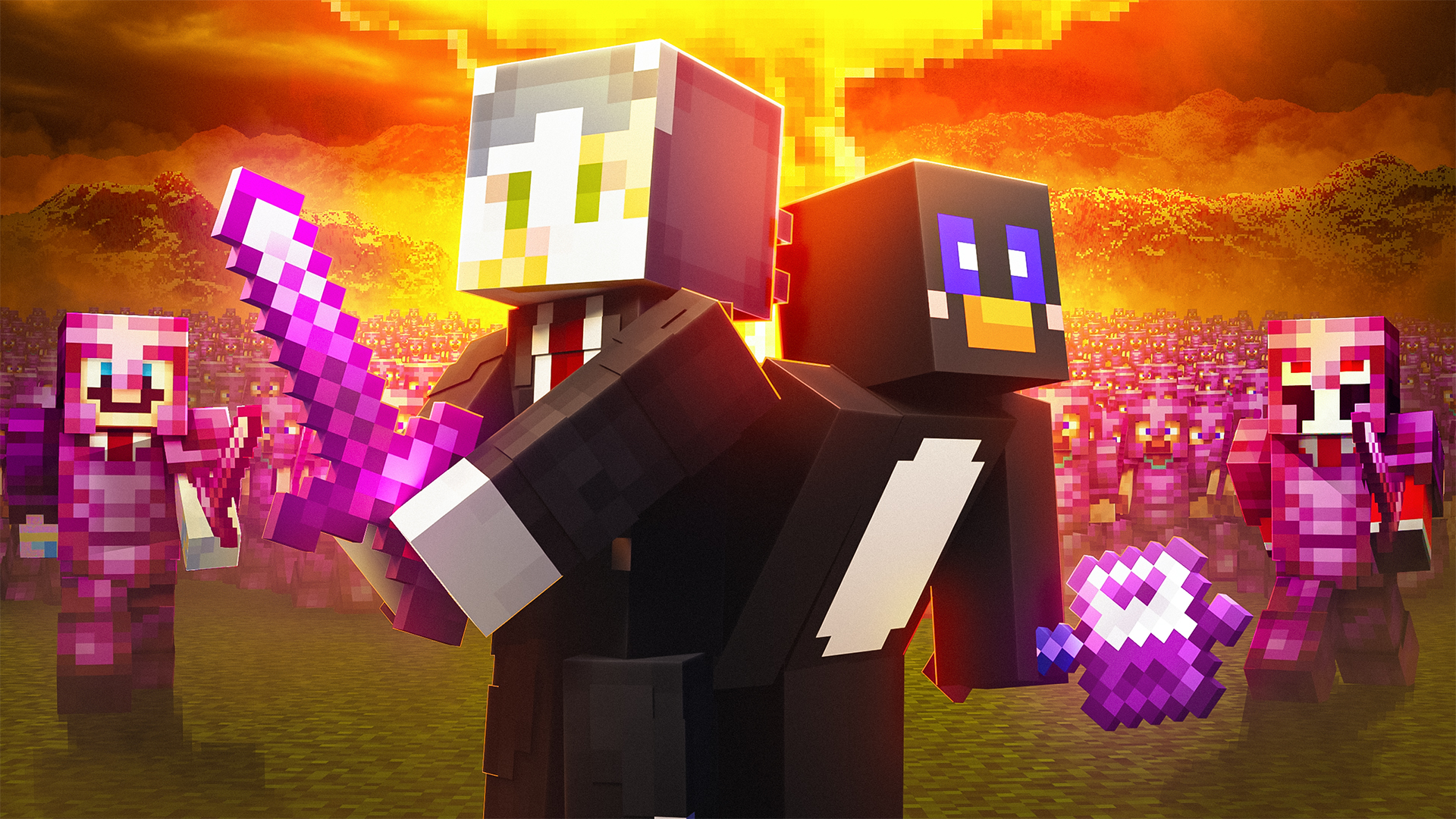 Discovery splash banner for Hardcore SMP Discord server