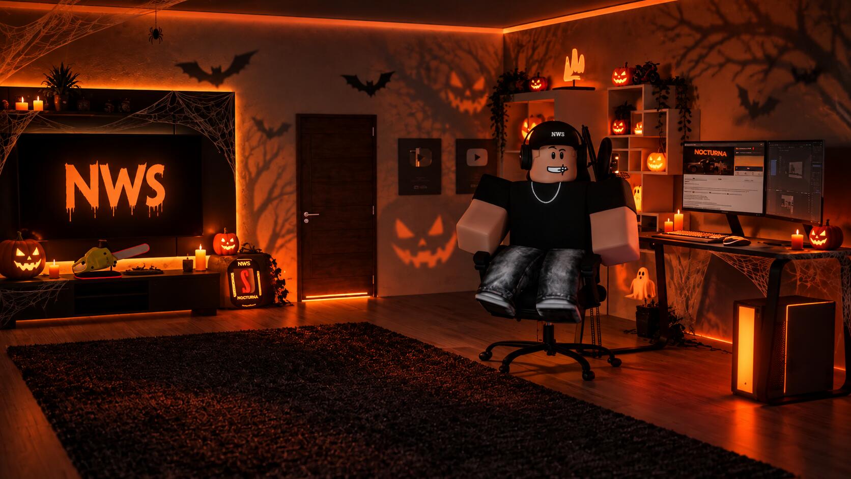 Discovery splash banner for NewWave, Studios 🎃 Discord server