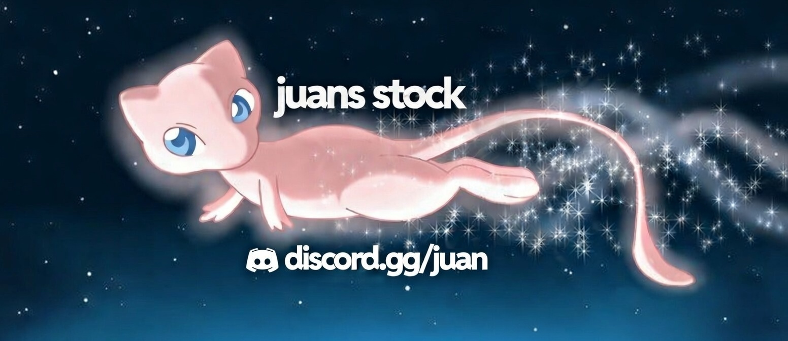 Discovery splash banner for juan's stock 🎃🦇 Discord server