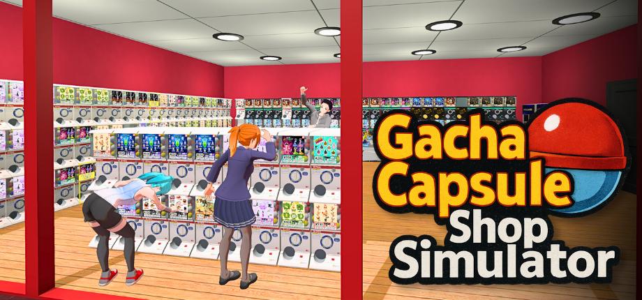 Discovery splash banner for Gacha Capsule Shop Simulator Discord server