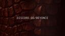 Discovery splash banner for BEYONCÉ 🩸 Discord server