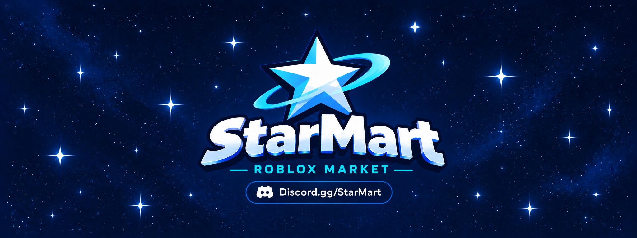 Discovery splash banner for StarMart - Roblox Shop | Anime Adventures - AA , GPO - Grand Piece Online , AOTR , DeepWoken Discord server