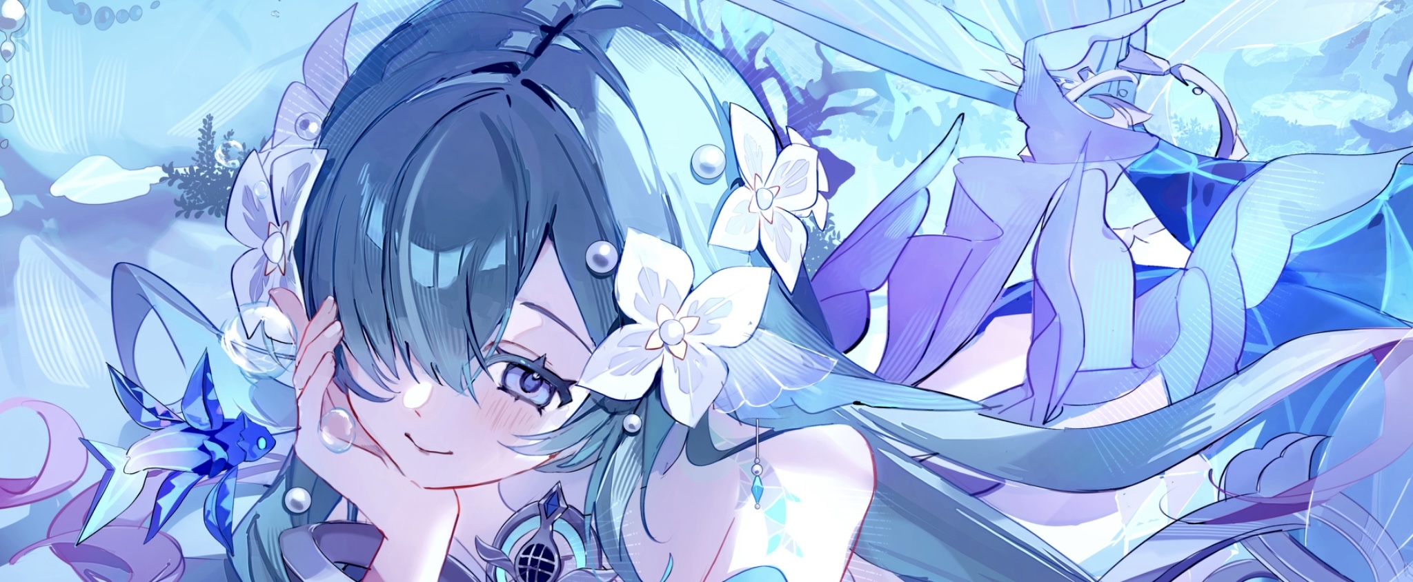 Discovery splash banner for 𐔌 Little Mochi🐚 𐦯 Discord server
