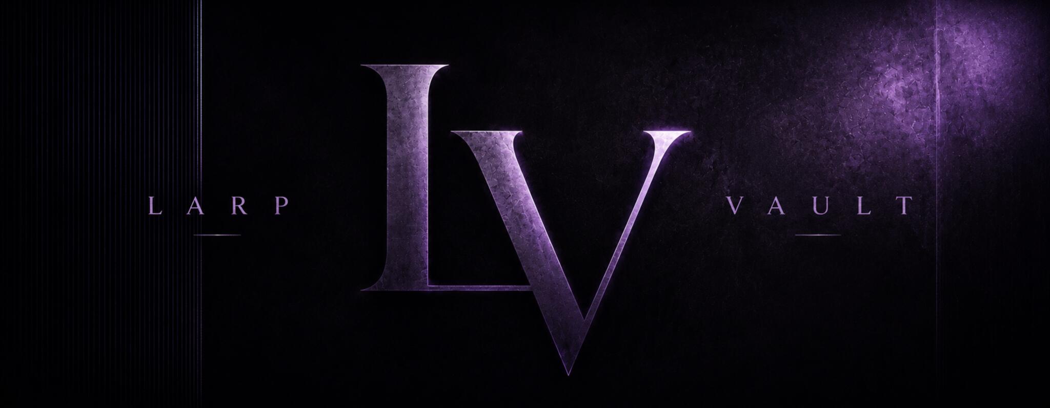 Discovery splash banner for Larp Vault Discord server