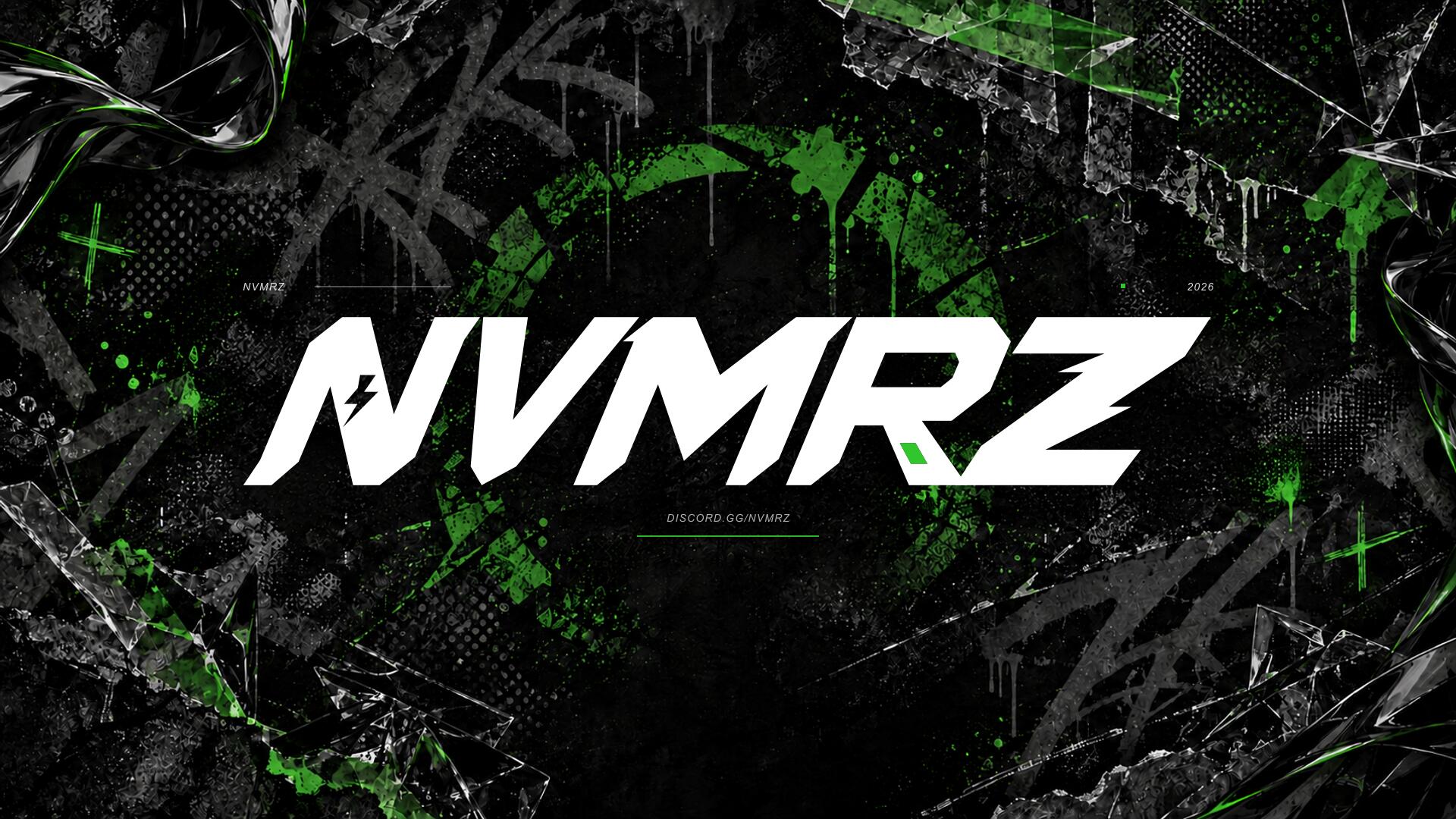 Discovery splash banner for NVMRZ | 10.30.26 Discord server