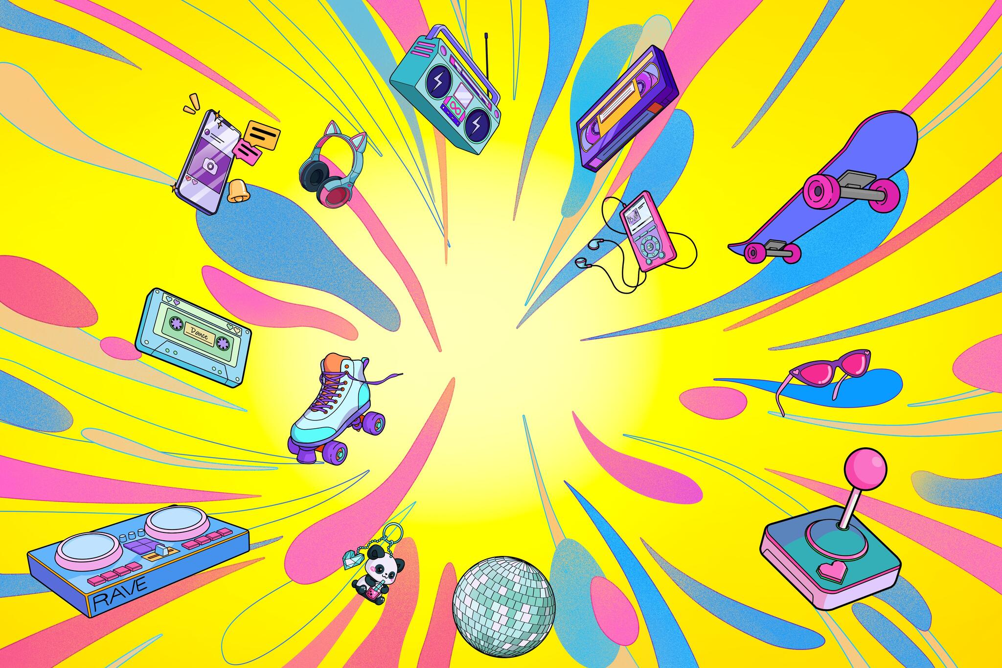 Discovery splash banner for Just Dance Discord server