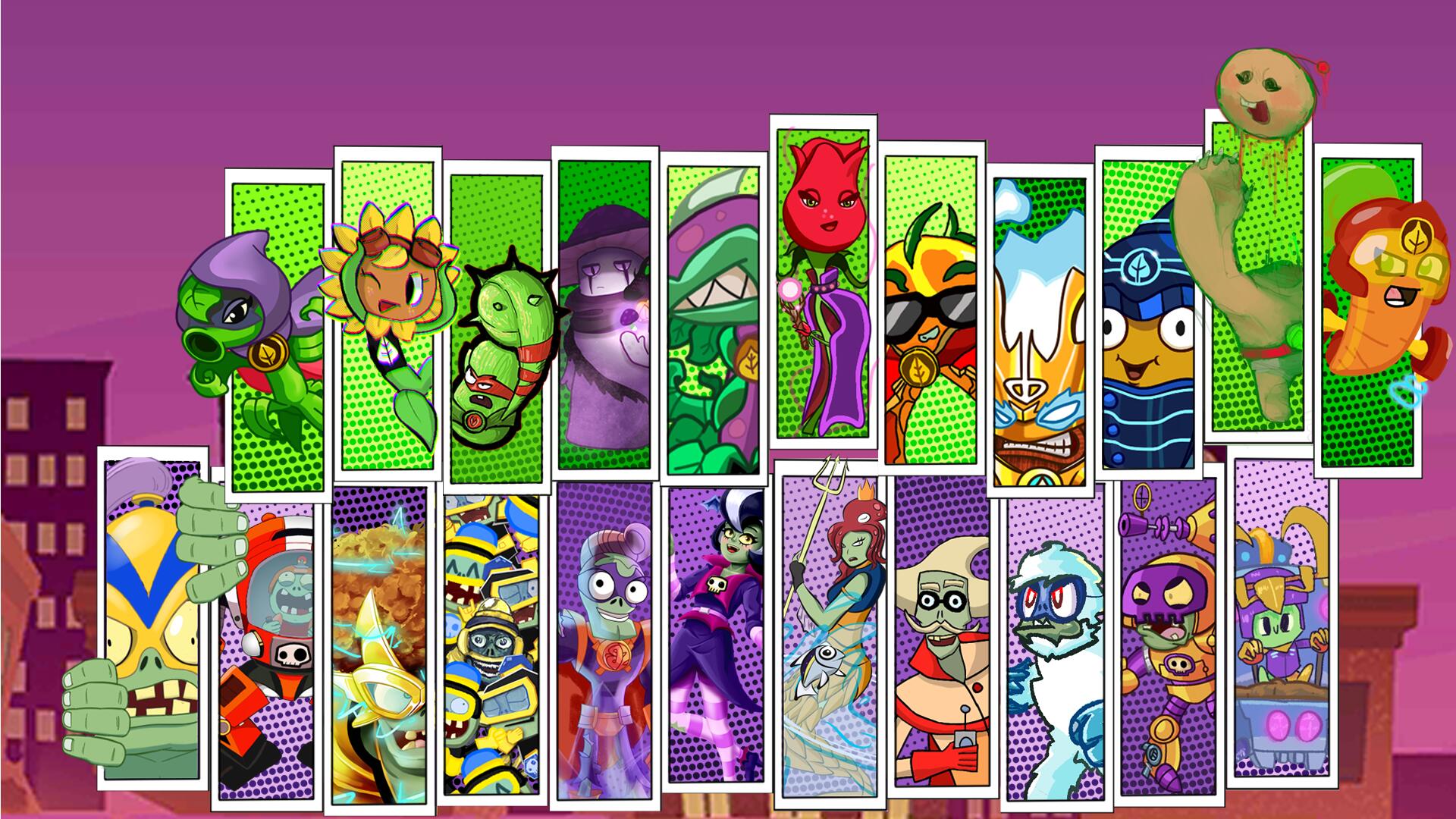 Discovery splash banner for r/PvZHeroes Discord server