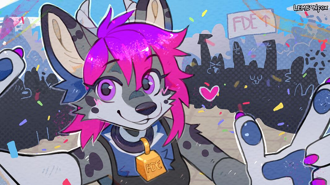 Discovery splash banner for Furry Discord Español Discord server