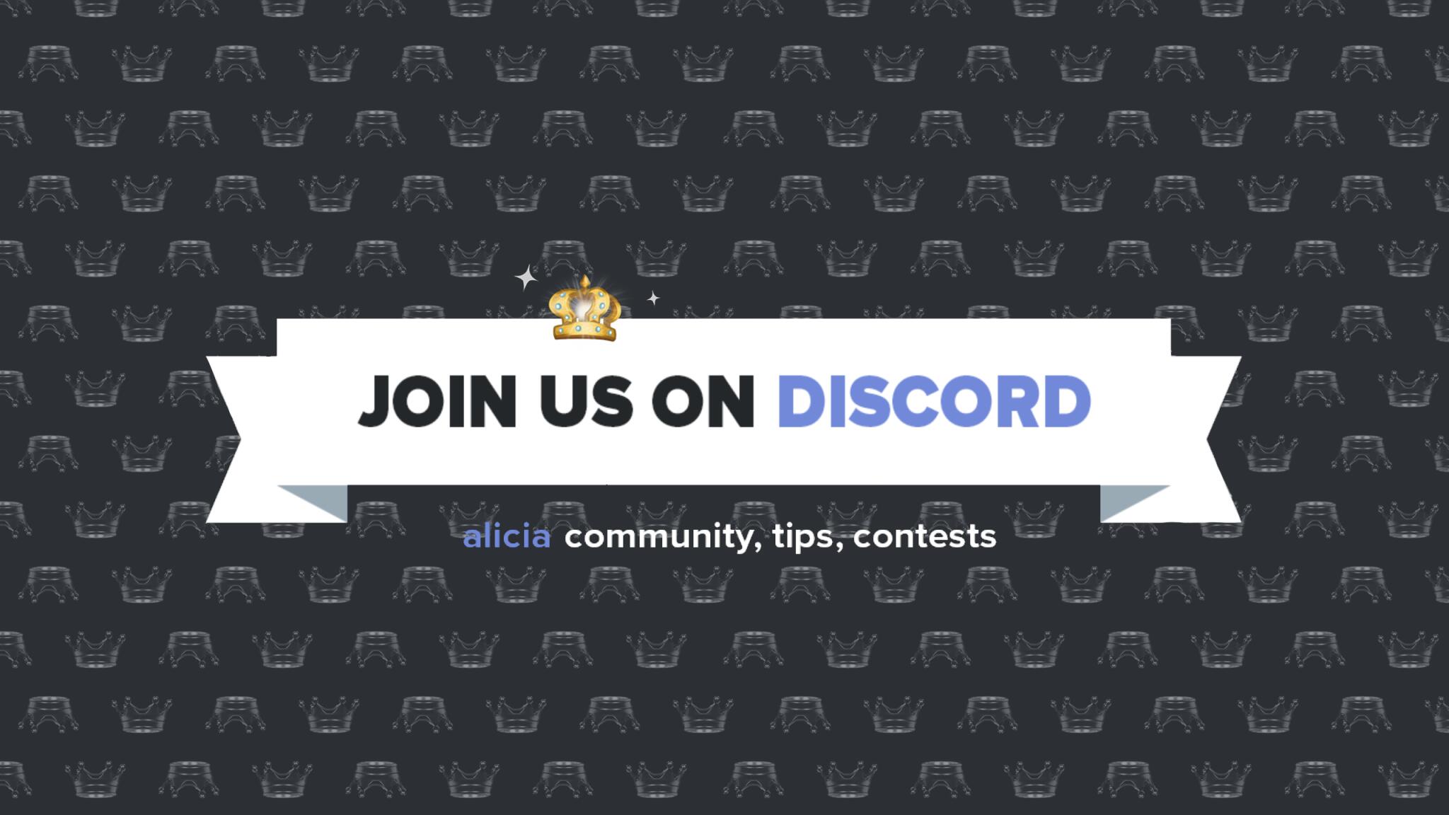 Discovery splash banner for Alicia 101 Discord server