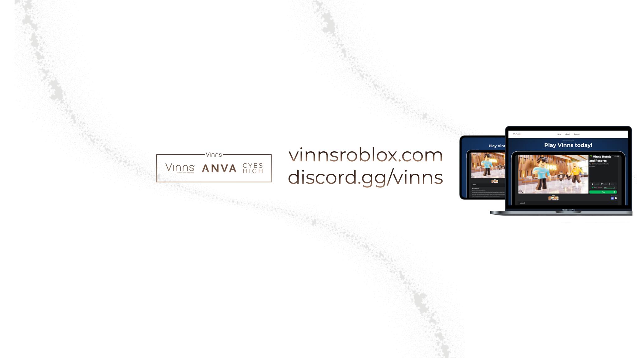Discovery splash banner for Vinns Hotels and Resorts Discord server