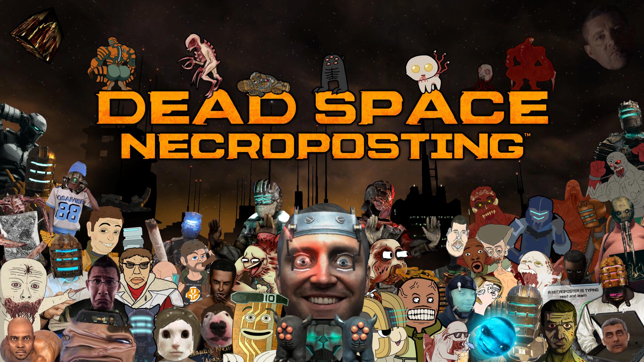 Discovery splash banner for Dead Space Necroposting™ Discord server