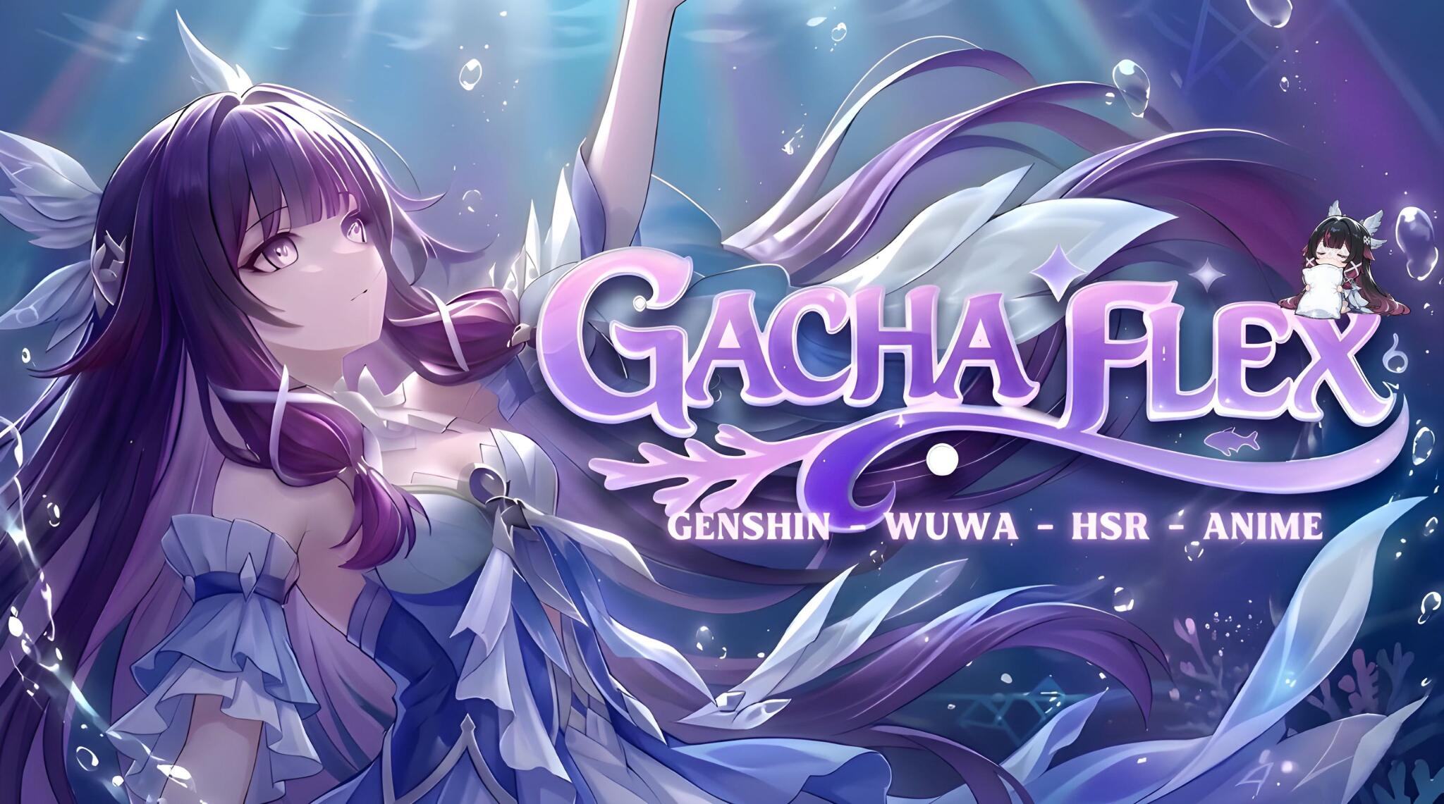 Discovery splash banner for Gacha FLEX Genshin & Anime Discord server