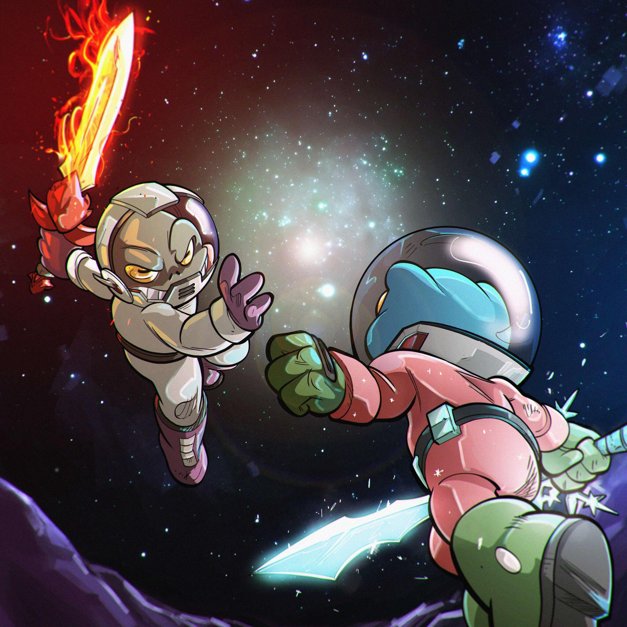 Discovery splash banner for SpaceBudz Discord server