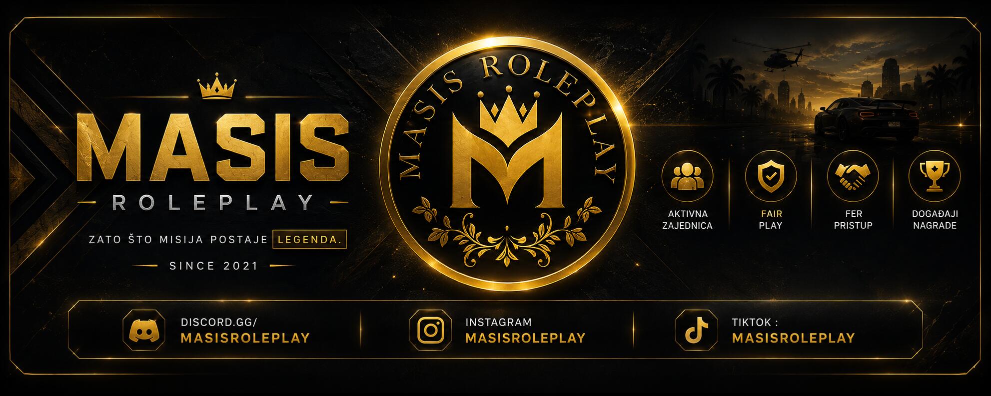Discovery splash banner for MaSiS Community Discord server