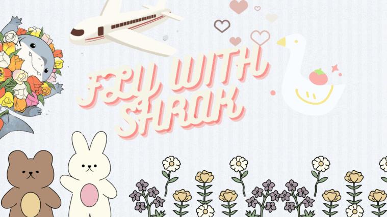 Discovery splash banner for 〔🌟〕Fly With Shark ゛╱(. Discord server