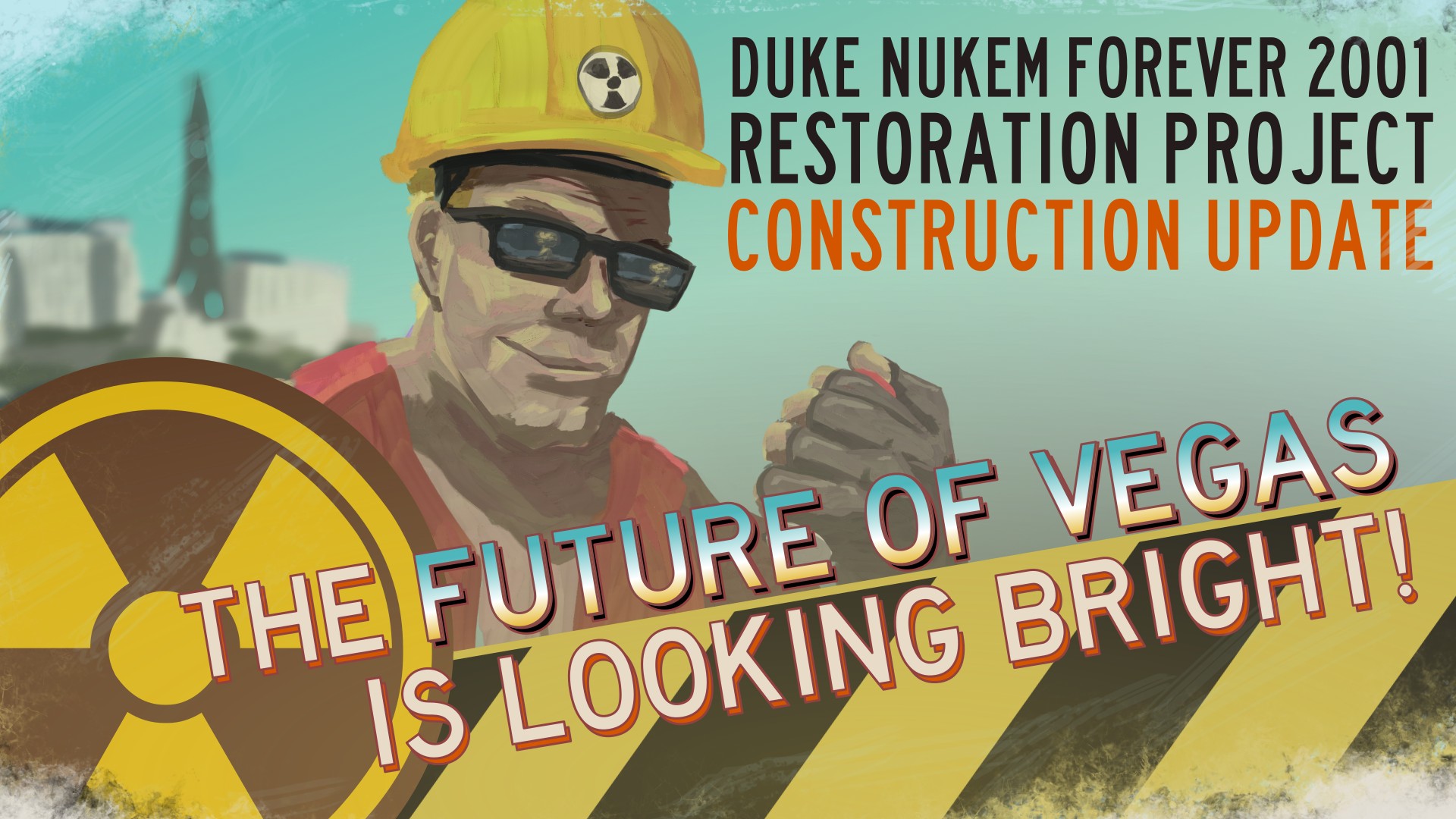 Discovery splash banner for Duke Nukem Restoration Community Discord server