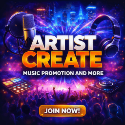 Discovery icon for Artist Create π₯ | Indie Artists Discord server